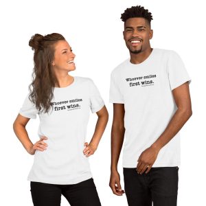 Winning Unisex White T-Shirt