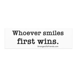 Smile Spreading Car Magnet
